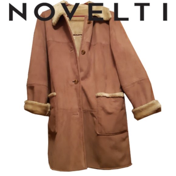Novelti Faux Coat [Size:L] - Picture 2 of 10